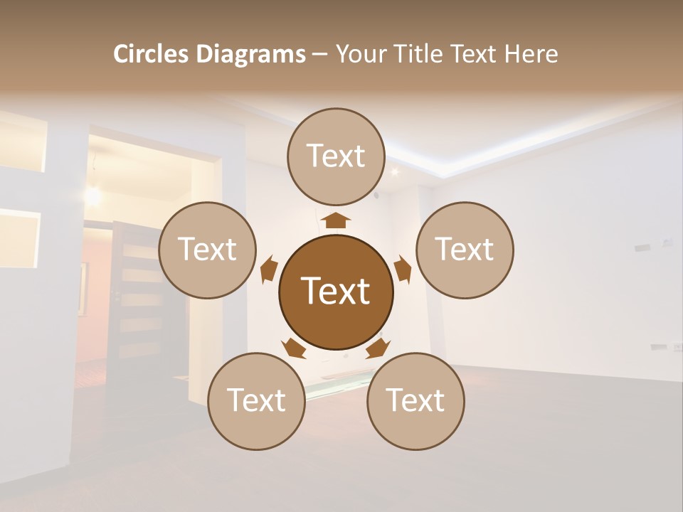 Reflection Apartment Bedding PowerPoint Template