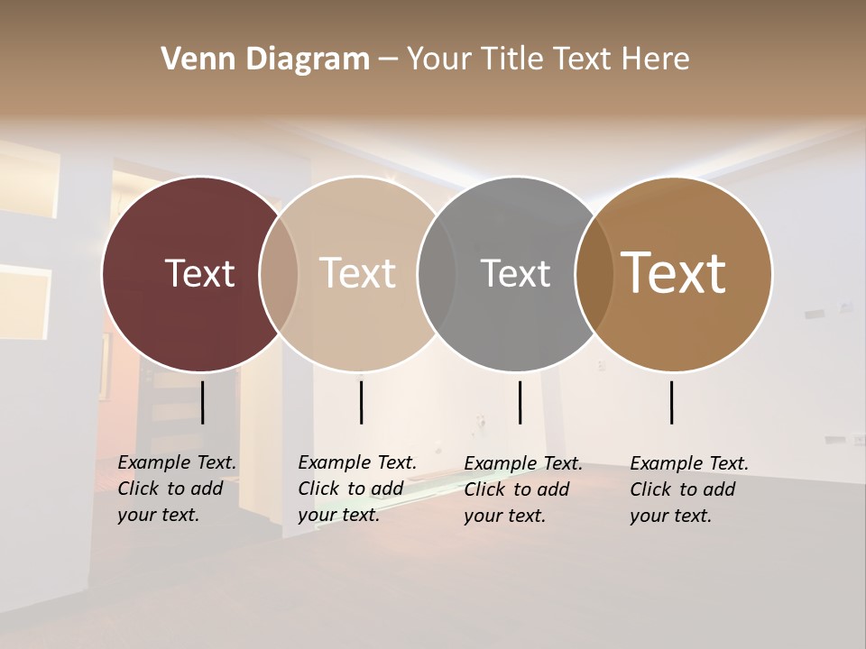 Reflection Apartment Bedding PowerPoint Template