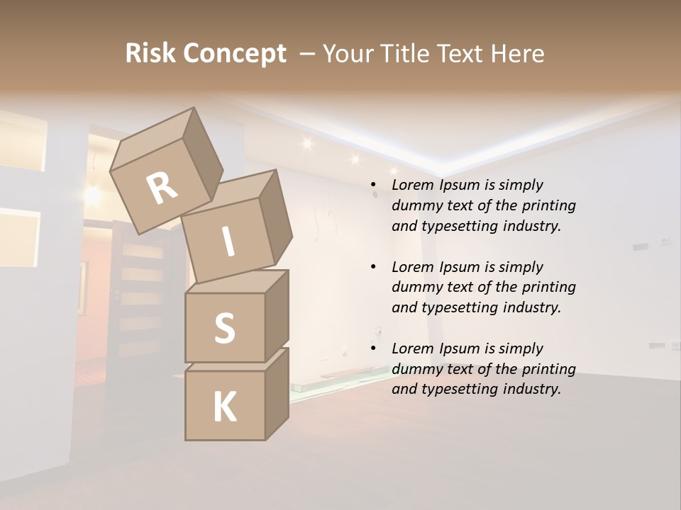 Reflection Apartment Bedding PowerPoint Template