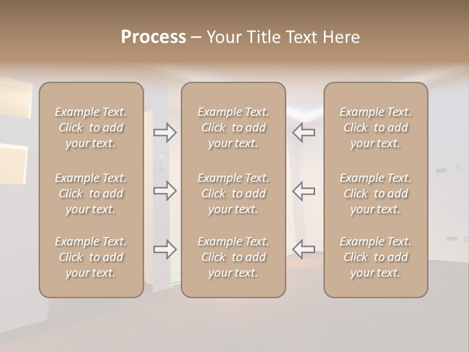Reflection Apartment Bedding PowerPoint Template