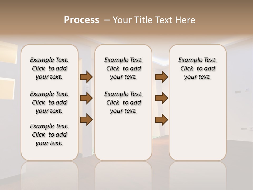 Reflection Apartment Bedding PowerPoint Template