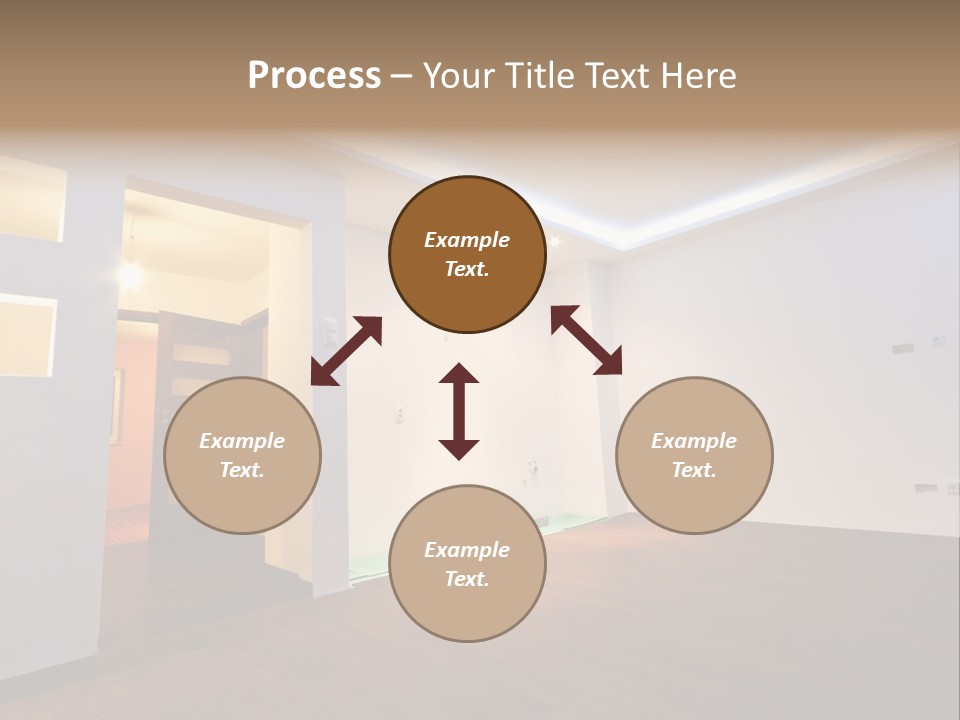Reflection Apartment Bedding PowerPoint Template