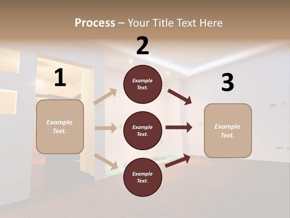 Reflection Apartment Bedding PowerPoint Template