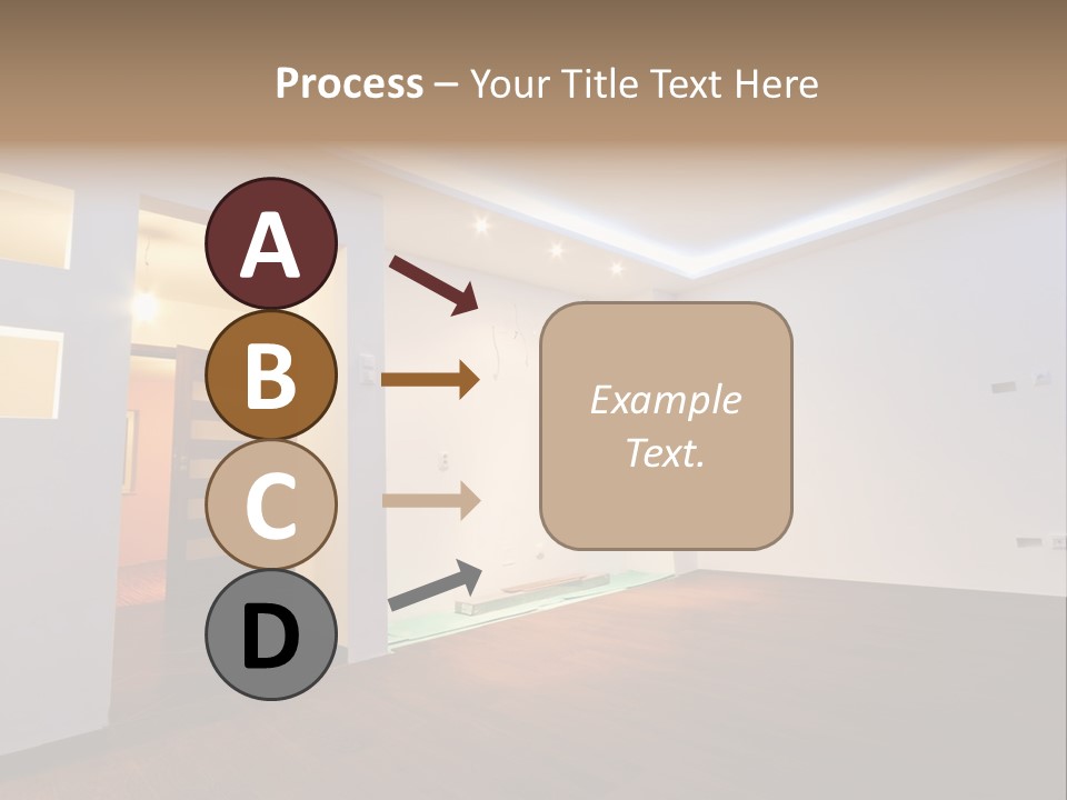 Reflection Apartment Bedding PowerPoint Template