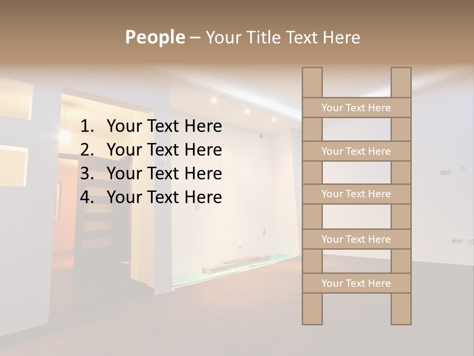 Reflection Apartment Bedding PowerPoint Template