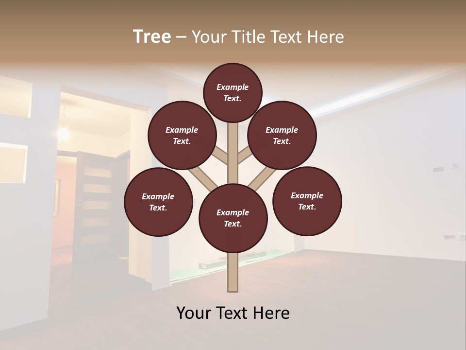 Reflection Apartment Bedding PowerPoint Template