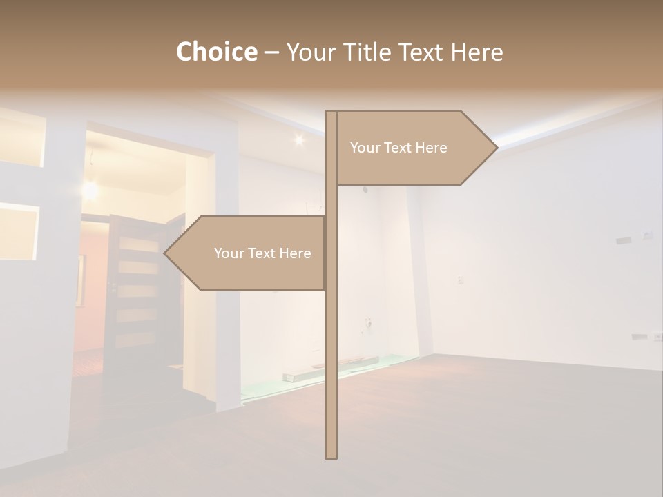 Reflection Apartment Bedding PowerPoint Template