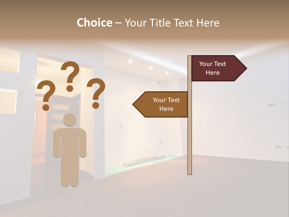 Reflection Apartment Bedding PowerPoint Template