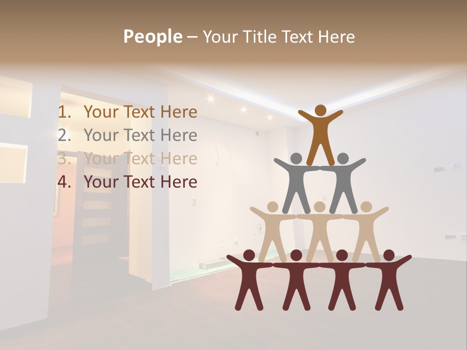 Reflection Apartment Bedding PowerPoint Template