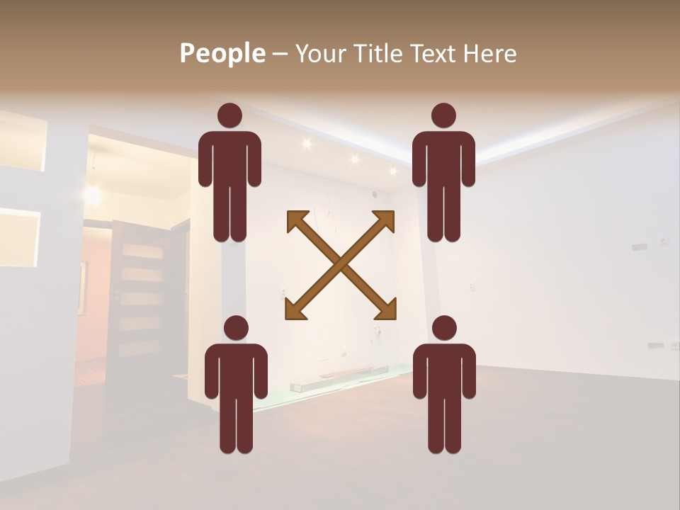 Reflection Apartment Bedding PowerPoint Template