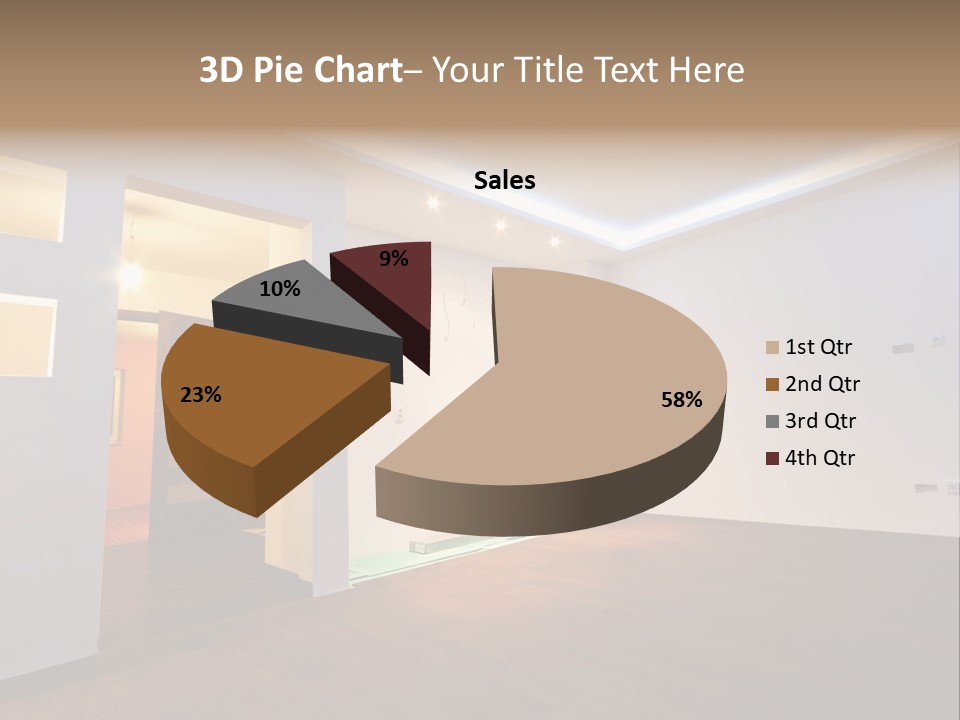 Reflection Apartment Bedding PowerPoint Template