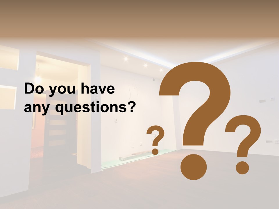 Reflection Apartment Bedding PowerPoint Template