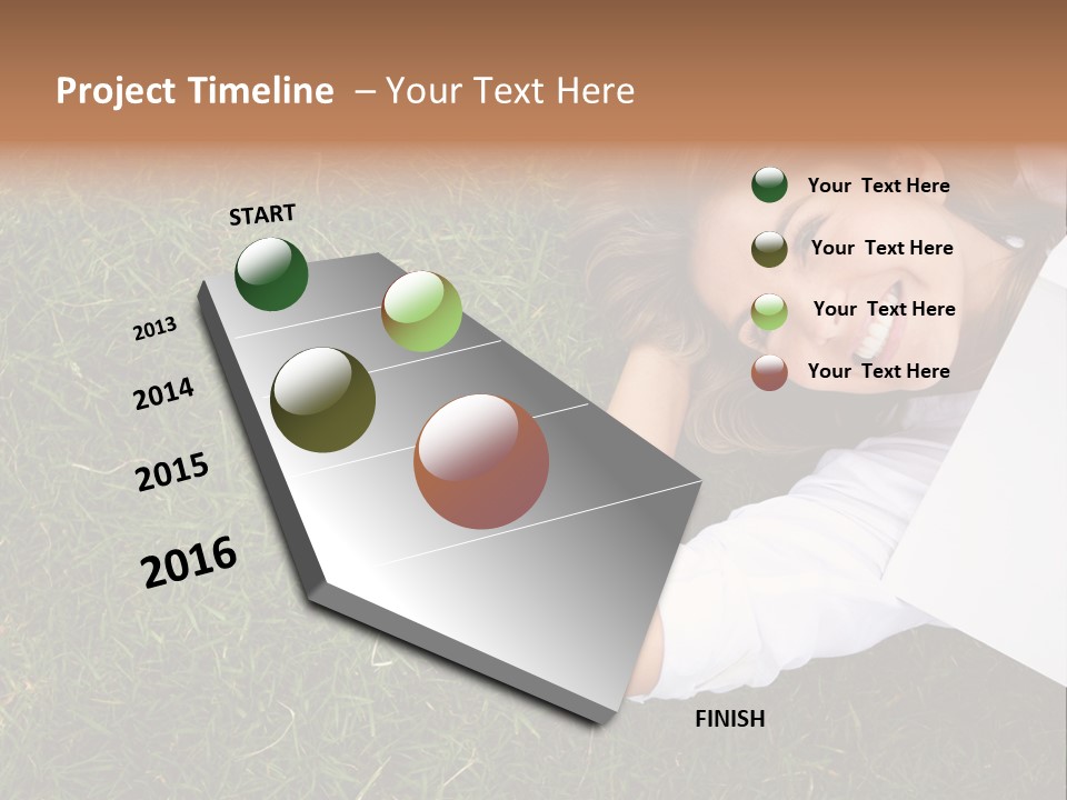 Attractive Peaceful Country PowerPoint Template