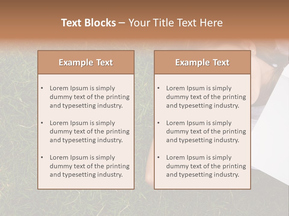 Attractive Peaceful Country PowerPoint Template