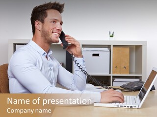 Listen Service Student PowerPoint Template