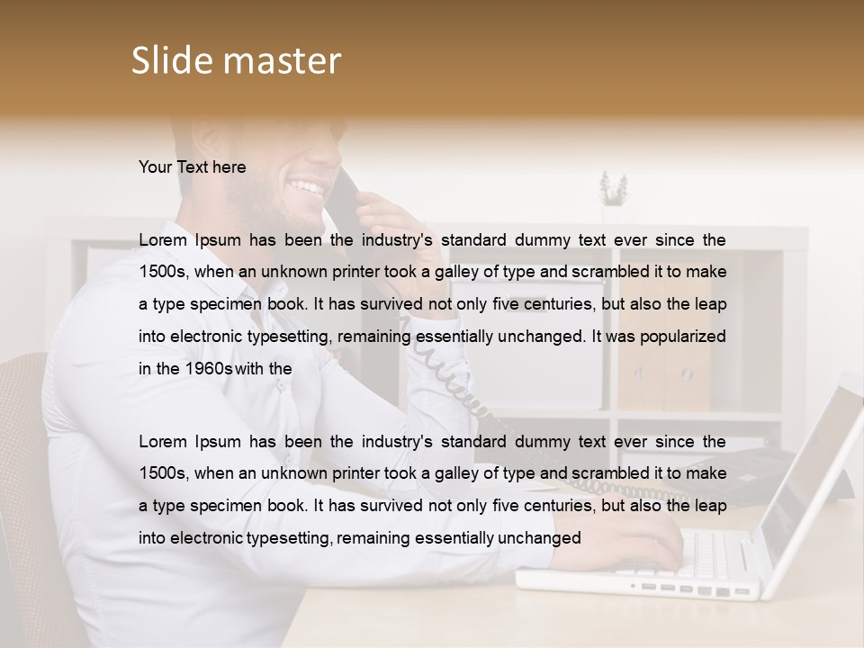 Listen Service Student PowerPoint Template