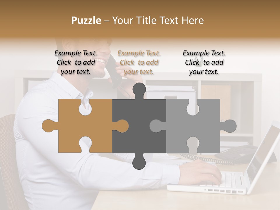 Listen Service Student PowerPoint Template