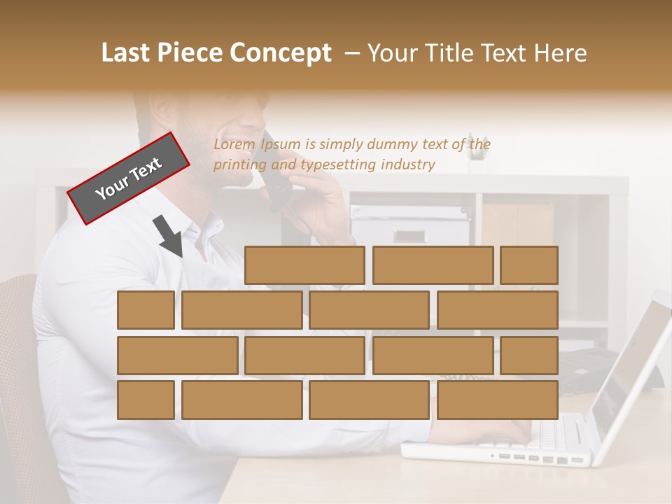 Listen Service Student PowerPoint Template