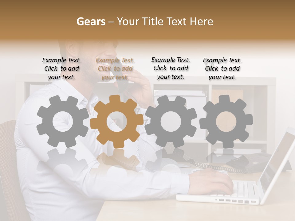 Listen Service Student PowerPoint Template