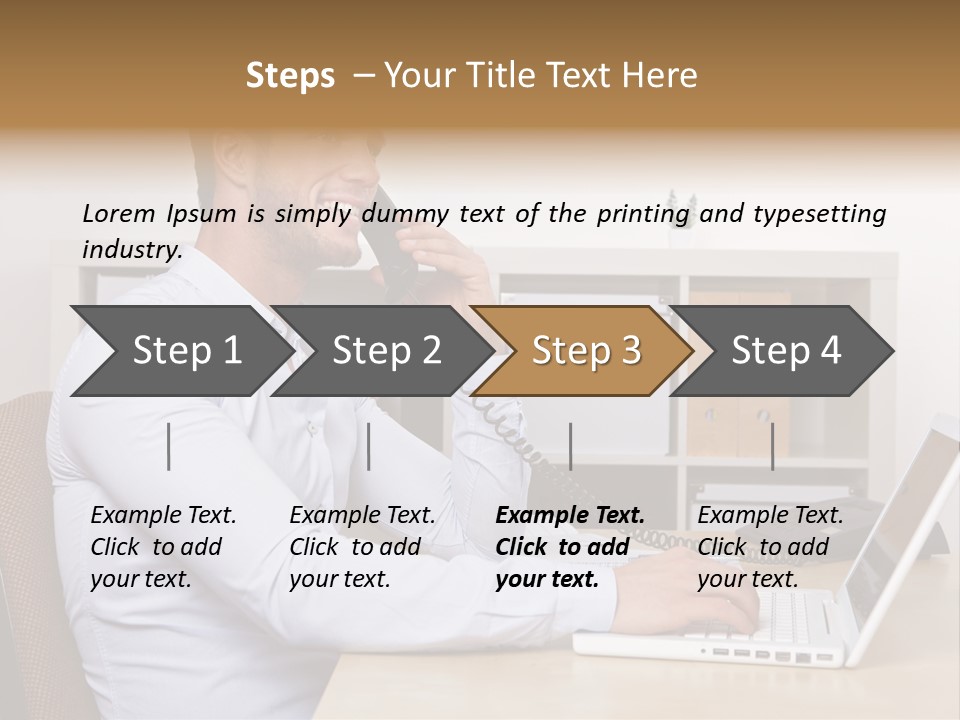 Listen Service Student PowerPoint Template