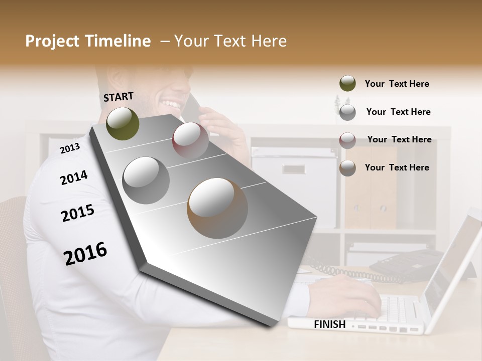 Listen Service Student PowerPoint Template