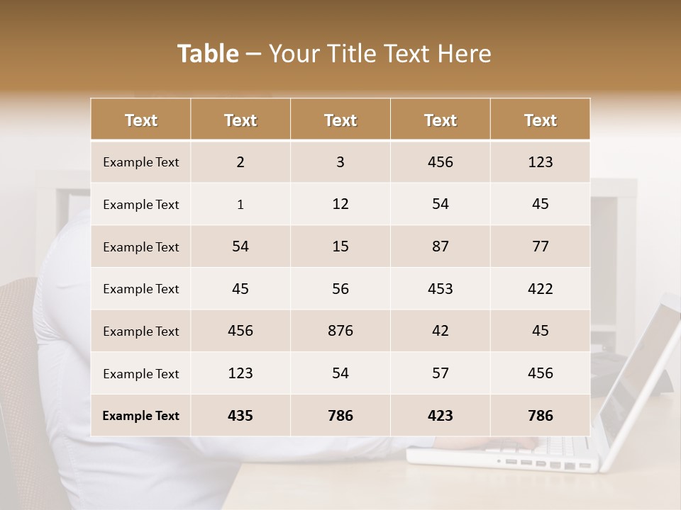 Listen Service Student PowerPoint Template