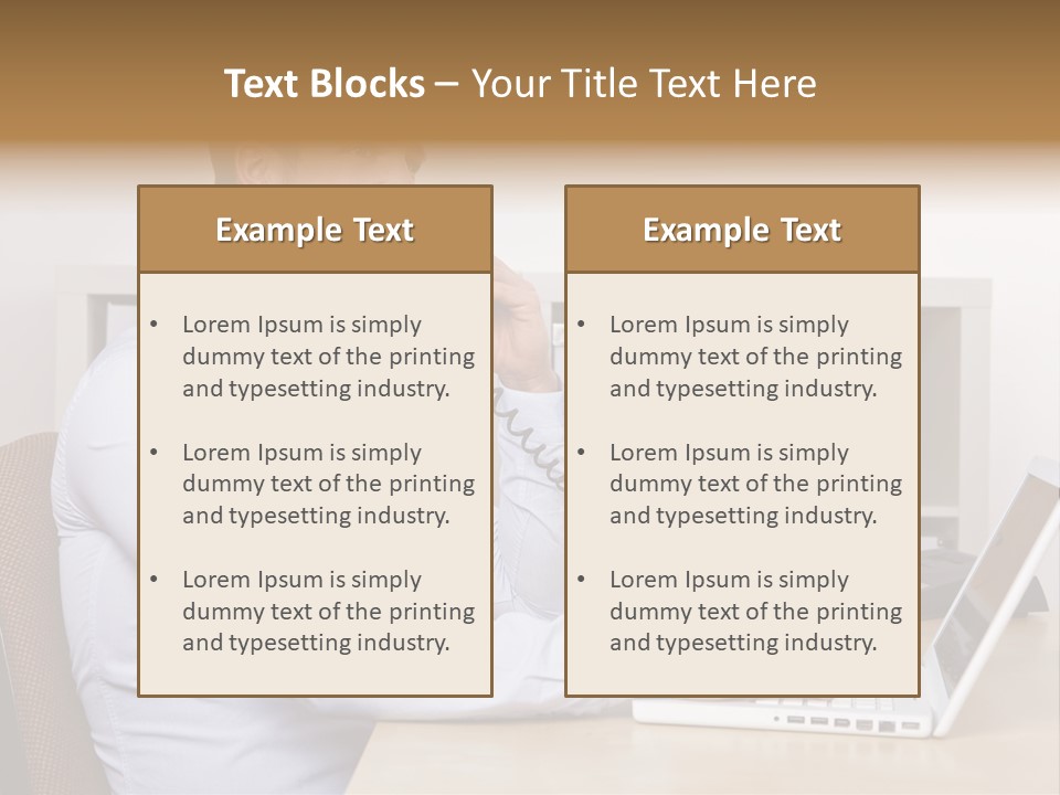 Listen Service Student PowerPoint Template