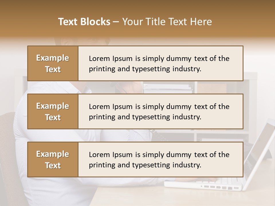Listen Service Student PowerPoint Template