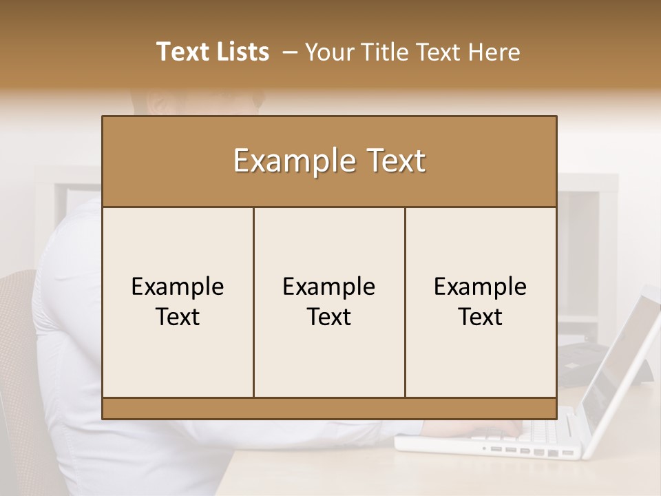 Listen Service Student PowerPoint Template