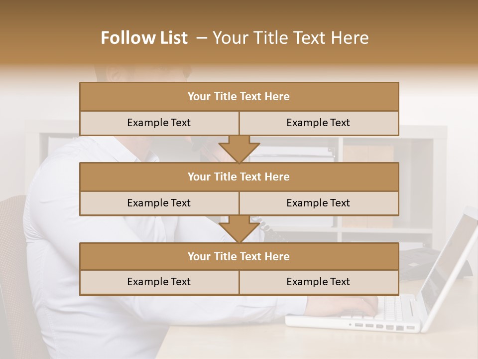 Listen Service Student PowerPoint Template
