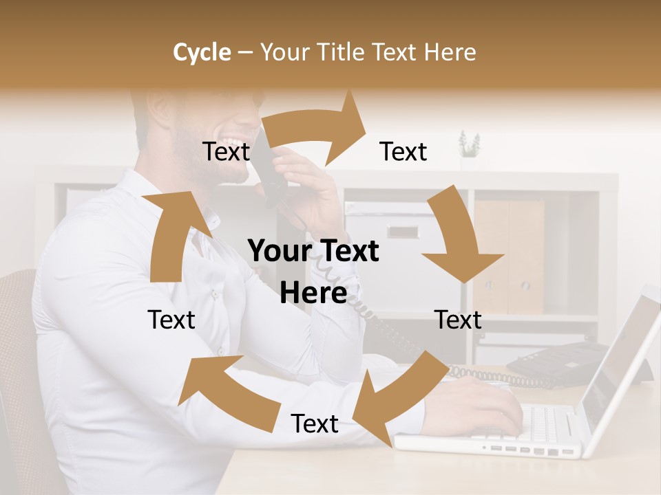 Listen Service Student PowerPoint Template
