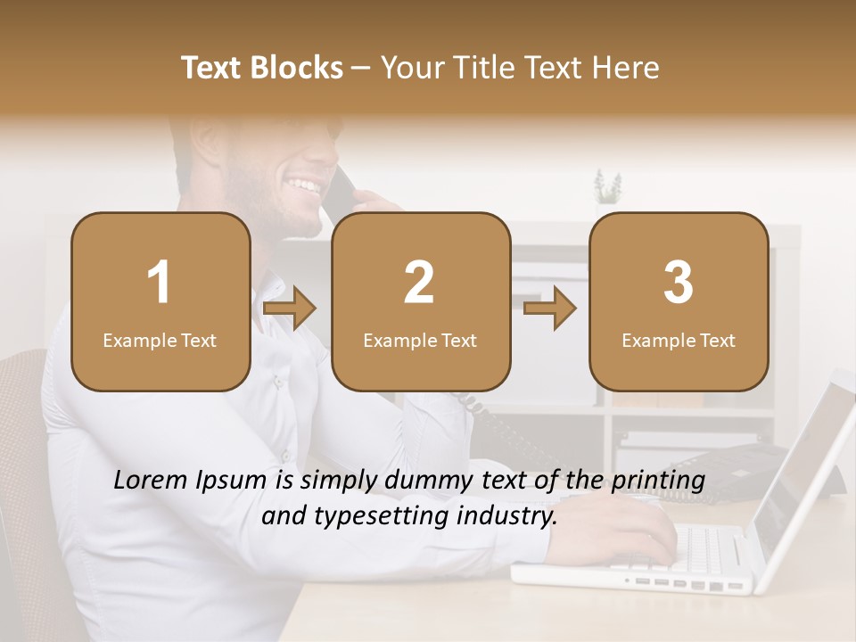 Listen Service Student PowerPoint Template