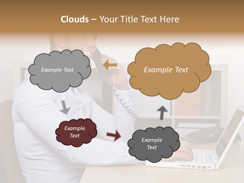 Listen Service Student PowerPoint Template