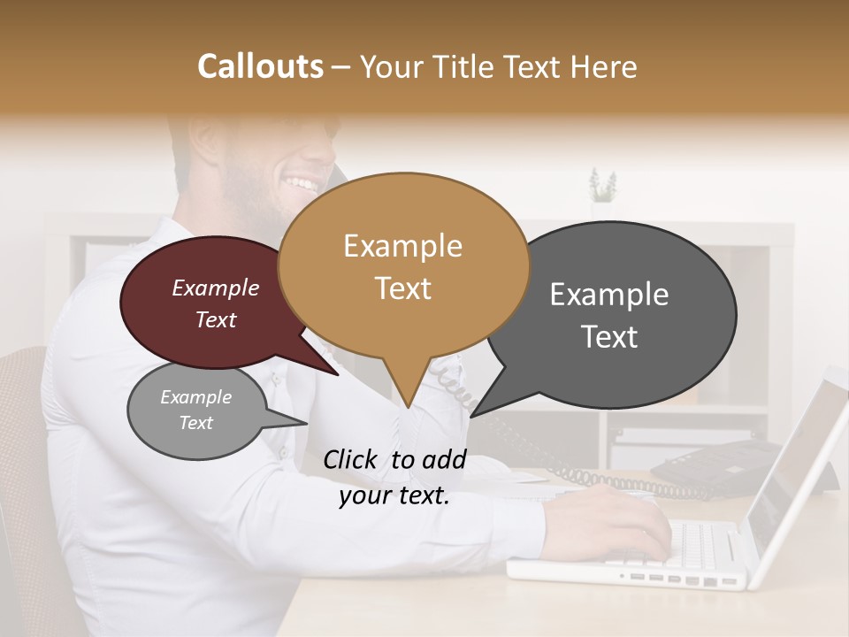 Listen Service Student PowerPoint Template