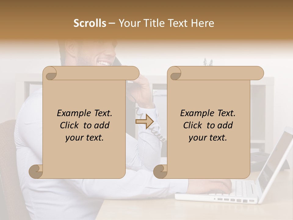 Listen Service Student PowerPoint Template