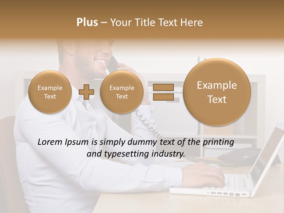 Listen Service Student PowerPoint Template