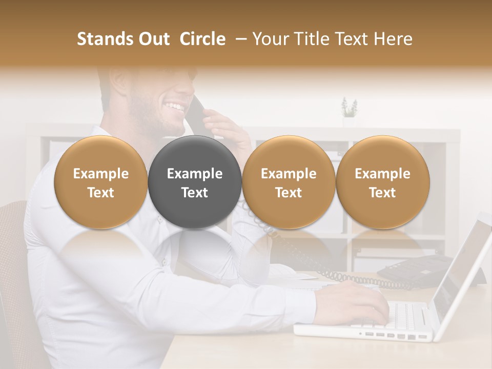 Listen Service Student PowerPoint Template