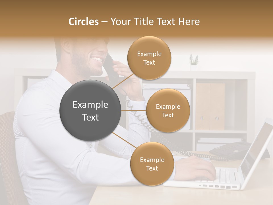 Listen Service Student PowerPoint Template