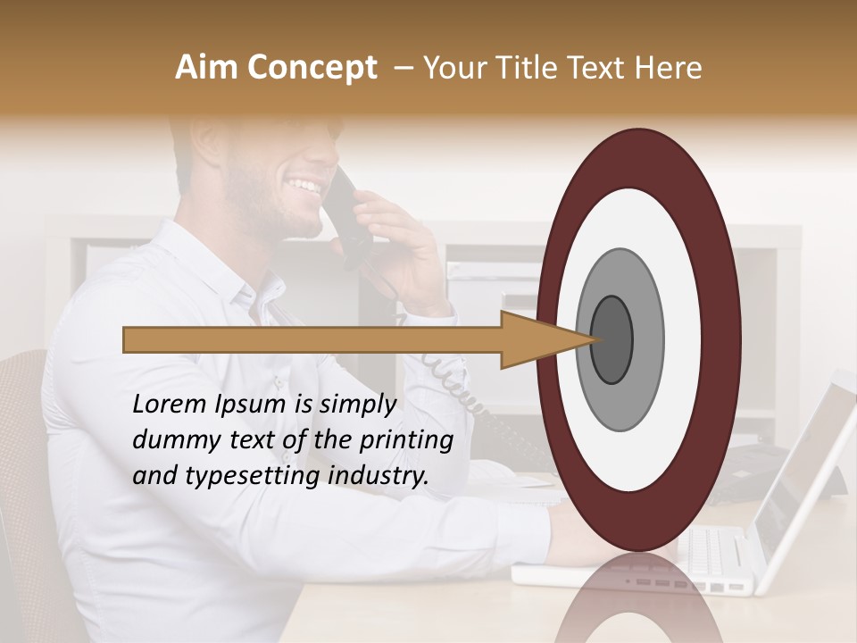 Listen Service Student PowerPoint Template