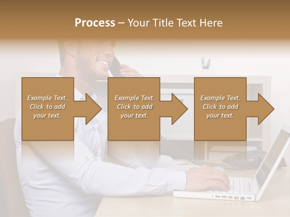 Listen Service Student PowerPoint Template