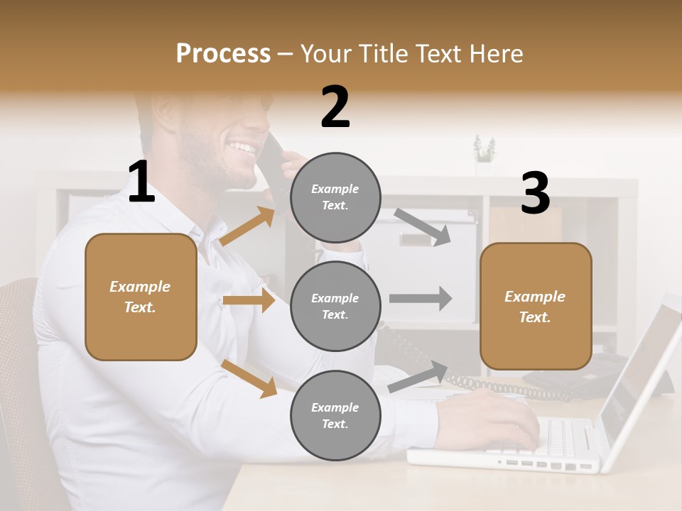 Listen Service Student PowerPoint Template