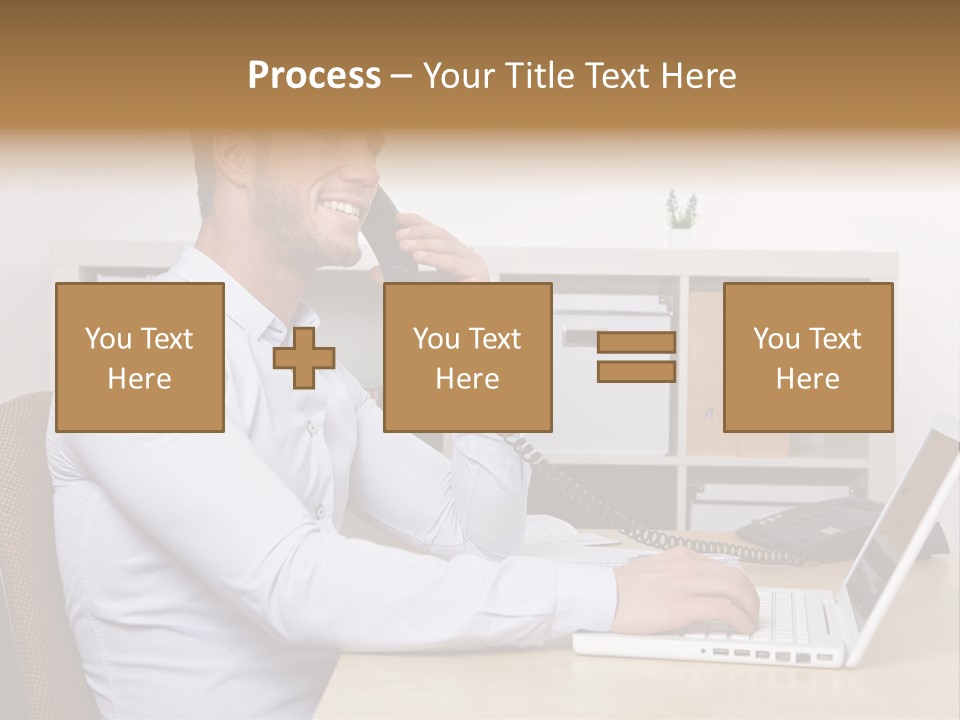 Listen Service Student PowerPoint Template