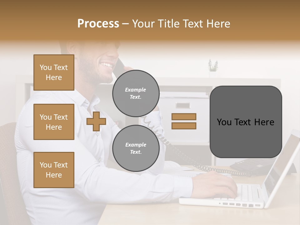 Listen Service Student PowerPoint Template