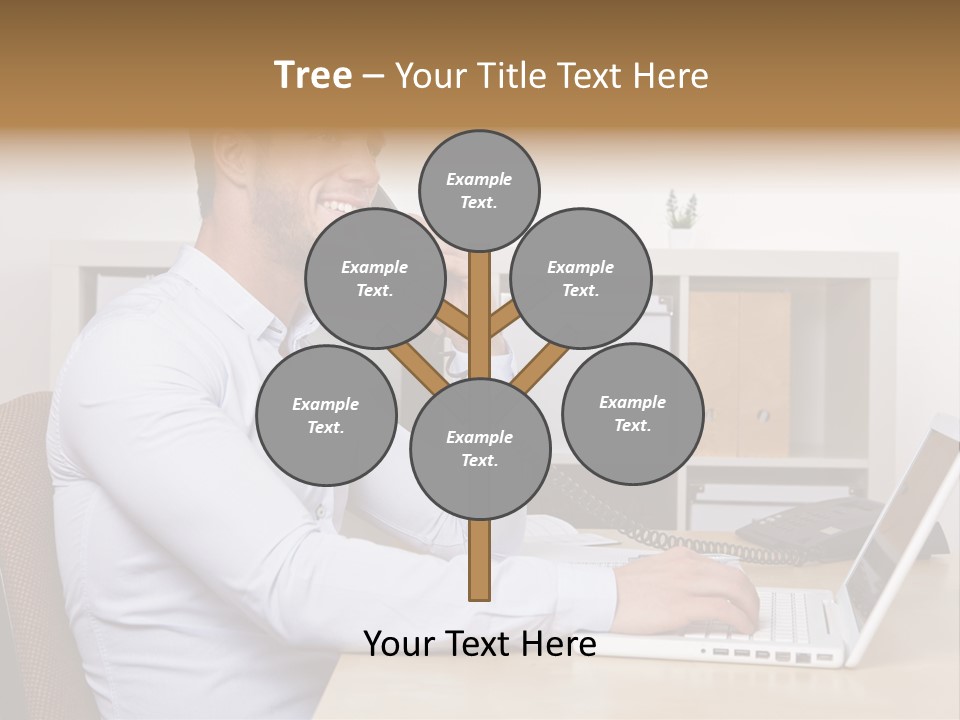 Listen Service Student PowerPoint Template