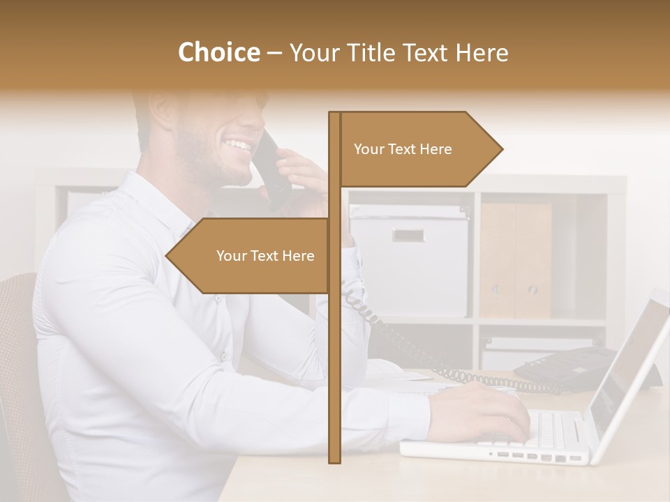 Listen Service Student PowerPoint Template