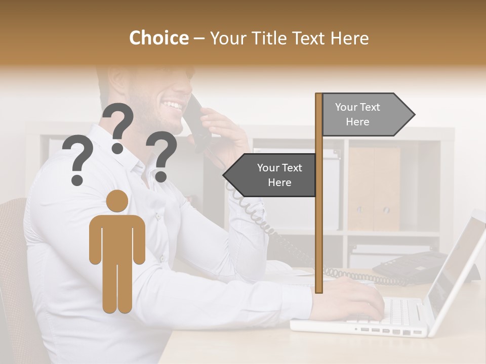 Listen Service Student PowerPoint Template