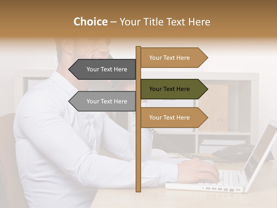 Listen Service Student PowerPoint Template