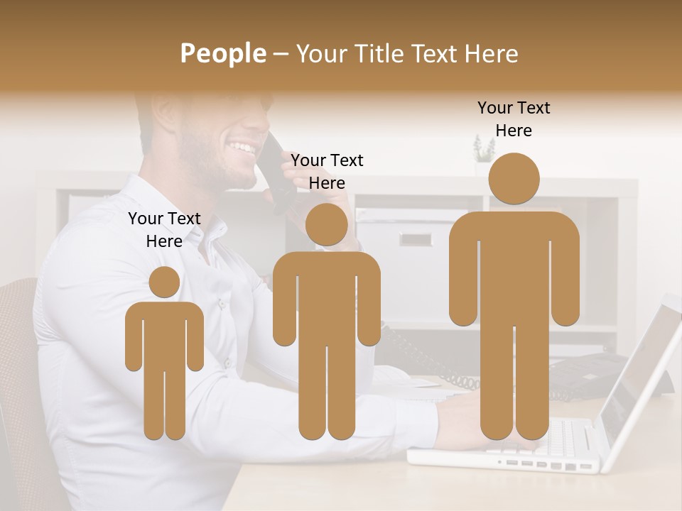 Listen Service Student PowerPoint Template