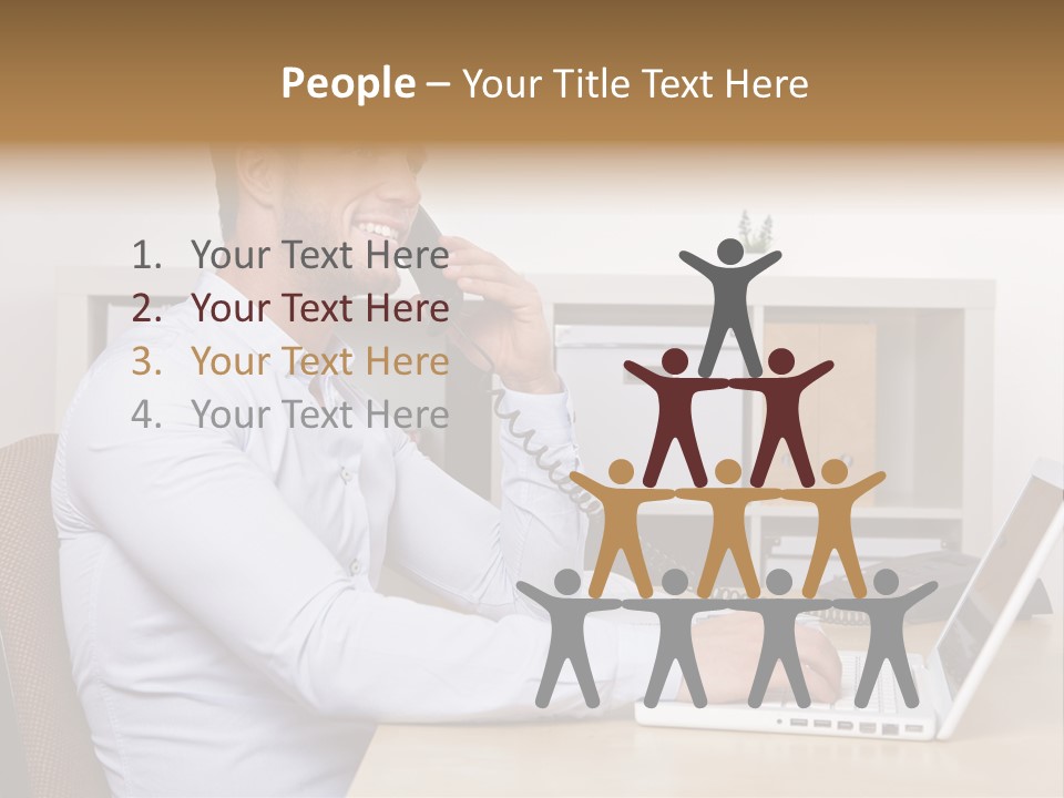 Listen Service Student PowerPoint Template