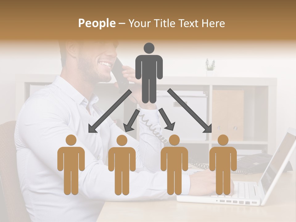 Listen Service Student PowerPoint Template